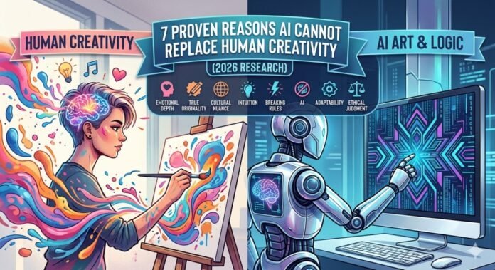 7 Proven Reasons AI Cannot Replace Human Creativity (2026 Research)