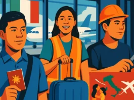 Italy work visa Philippines 2026 — Italy opens 500,000 work visas for Filipino workers under the Decreto Flussi program