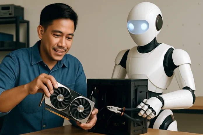 AI Coding Agents Taught Robots How to Install GPUs and Cut Zip Ties AI coding agents