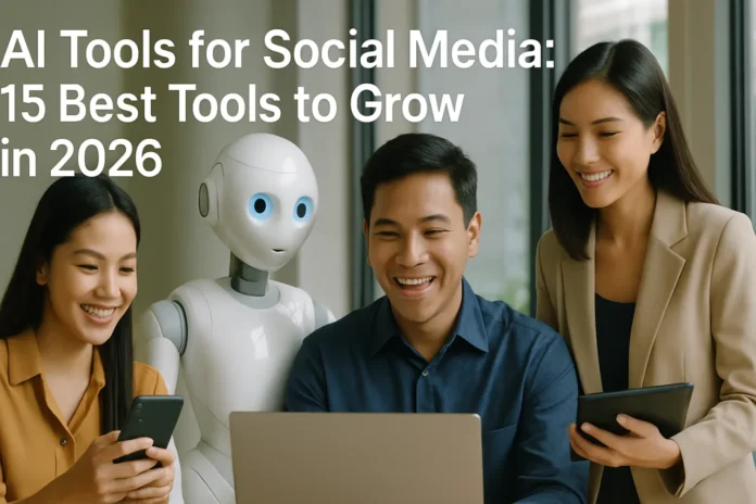 AI Tools for Social Media: 15 Best Tools to Grow in 2026