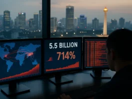 Indonesia Cyberattacks 2025: 5.5 Billion Hits, 714% Explosion indonesia cyberattacks