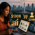 Indonesia Digital Economy 2026: $130B Market, $100B E-Commerce, 229M Users indonesia digital economy