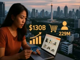 Indonesia Digital Economy 2026: $130B Market, $100B E-Commerce, 229M Users indonesia digital economy