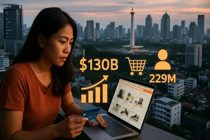 Indonesia Digital Economy 2026: $130B Market, $100B E-Commerce, 229M Users indonesia digital economy