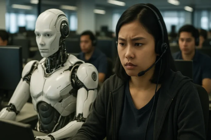 ai replace filipino bpo 2026 call center workers technology transformation