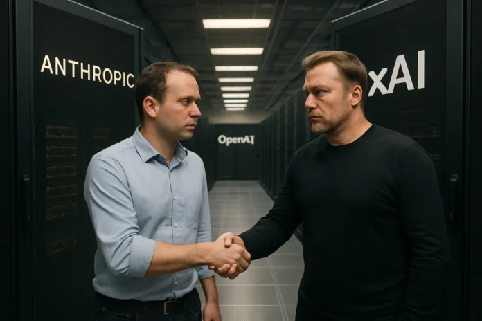 Two AI Enemies Just Joined Forces to Take Down the Industry Leader — and It Changes Everything Anthropic xAI alliance