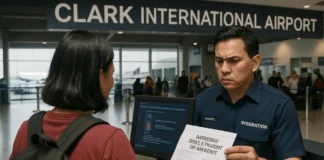 Before You Fly: A Fake OEC Was Caught at Clark Airport — and the Digital System Behind It Is Watching Every Departure fake OEC interception
