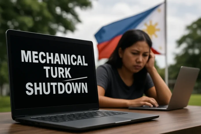Mechanical Turk Shutdown: Warning — 5 Moves for Filipino Workers mechanical turk shutdown