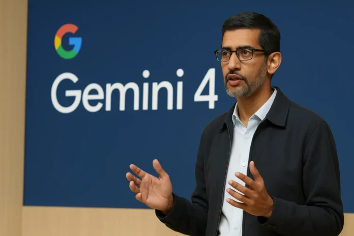 Sundar Pichai Says Gemini 4 Is Google's Most Ambitious AI Model Yet