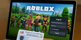 Roblox PhilSys Age Verification 2026: Groomers Just Lost Their Hiding Place Roblox PhilSys age verification: child playing Roblox with Philippine national ID identity shield