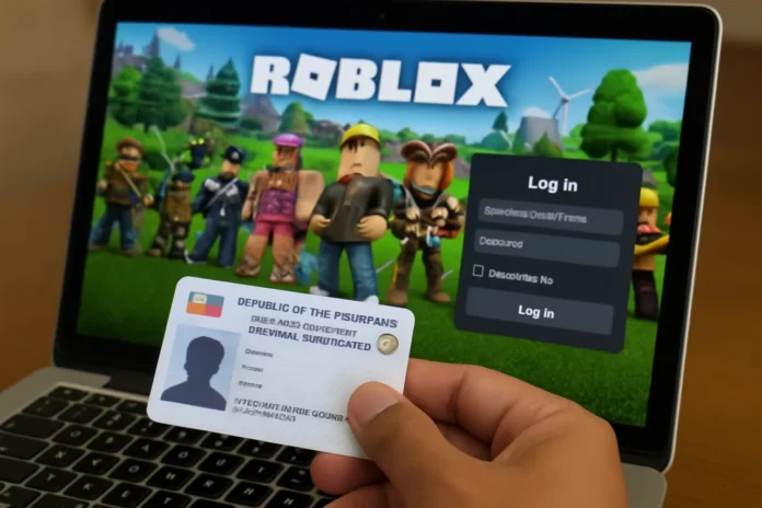 Roblox PhilSys Age Verification: Proven National ID Deal Explained Roblox PhilSys age verification: child playing Roblox with Philippine national ID identity shield