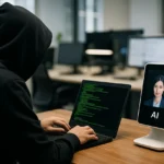 Criminals Just Productized AI Hacking at $150 a Month — and the Target Is Your Assistant AI hacking tools underground marketplace concept illustration with shopping cart and hacker terminal