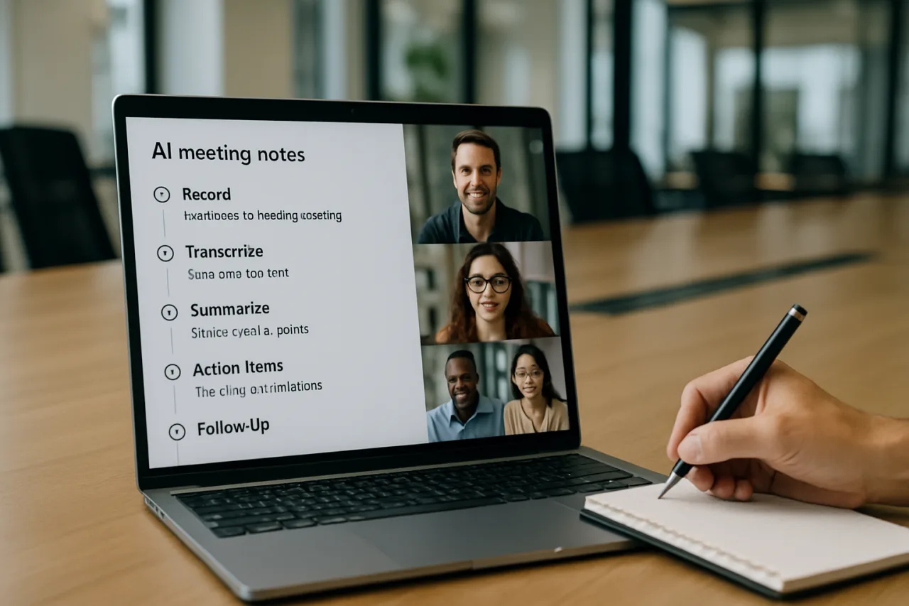 AI Meeting Notes in 2026: the 5-Step Workflow That Ends Minute-Taking Forever 1 AI meeting notes