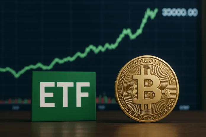 The Bitcoin ETF Tape Turned Net-Positive While Bitcoin Tested $83,000 — the $82,000 Line Decides the Week Bitcoin ETF