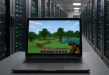 Your Minecraft Friends Deserve a Server That Never Sleeps — How to Host Your Own Minecraft Server on Hostinger Minecraft server on Hostinger illustration with blocky world on server rack
