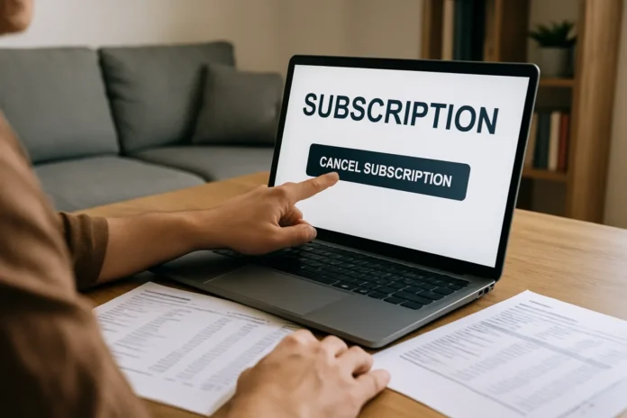 cancel subscriptions