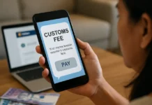 remittance scam defense warning on family phone screen