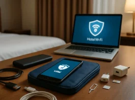Hotel WiFi Is a Shared Office With Strangers. Pack the Kit That Fixes It travel cybersecurity kit