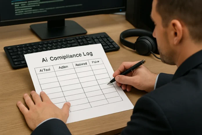 AI compliance log