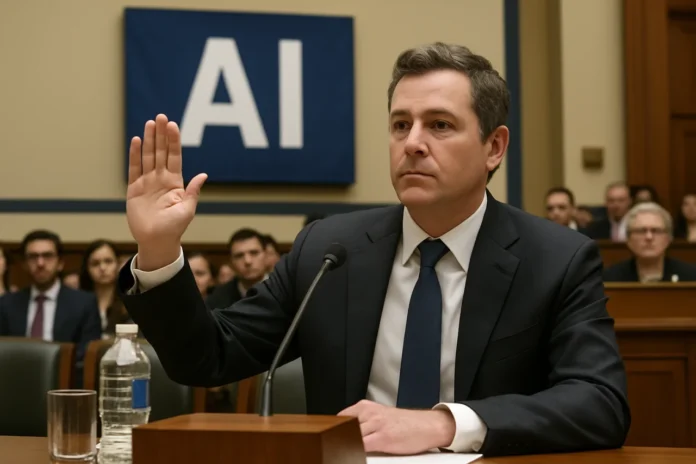 AI safety hearing NYC Council sworn testimony artwork
