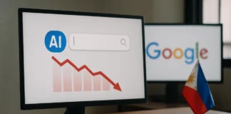 AI search traffic decline