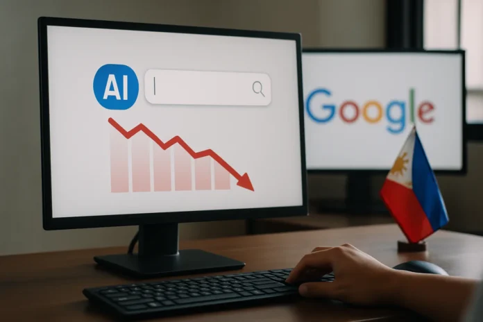 AI search traffic decline