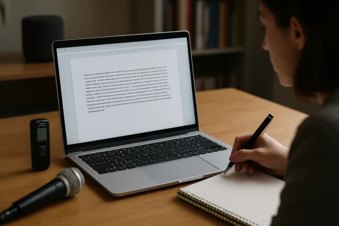 The AI Transcription Ledger — Accuracy Tiers and Recording Rights AI transcription