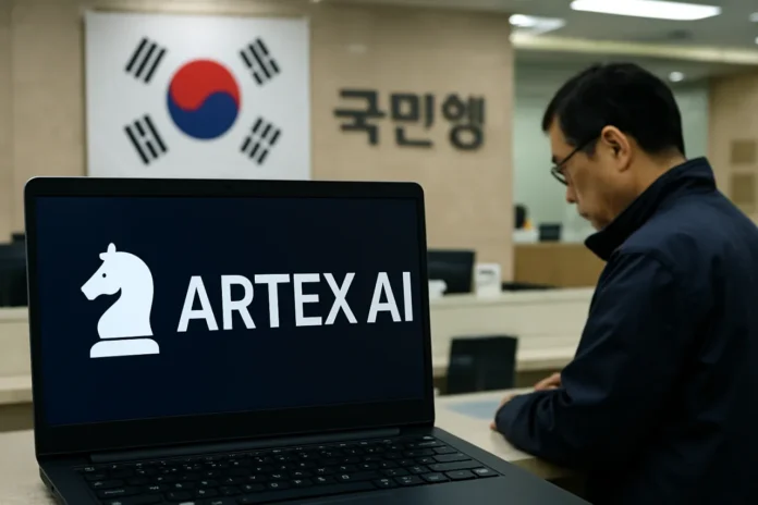 Artex AI diagram showing how the open-source penetration-testing agent connected to chatbot models in the South Korean bank hacks