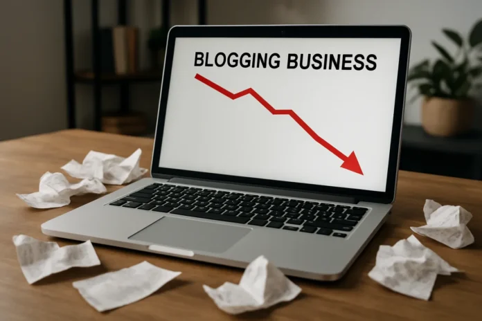 Blogging Business Model Risks — the Receipts Blogging business model