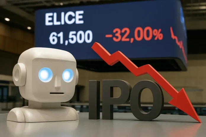 Korea's Biggest AI IPO Fell 32% on Day One: What Elice Says About AI IPOs Everywhere AI IPO