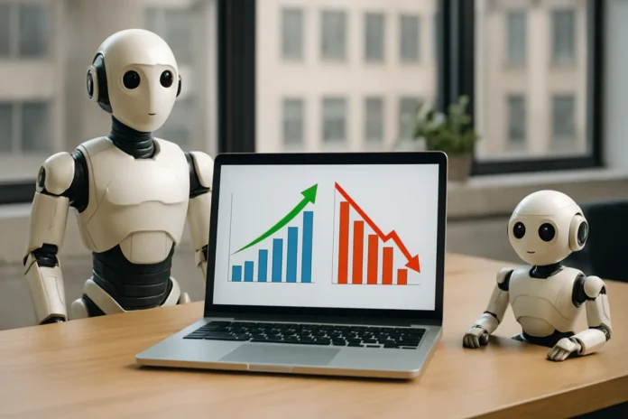 The Freelance AI Pay Split: 45% Up, 13% Down freelance AI