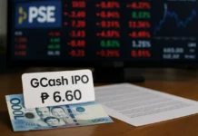 GCash IPO price