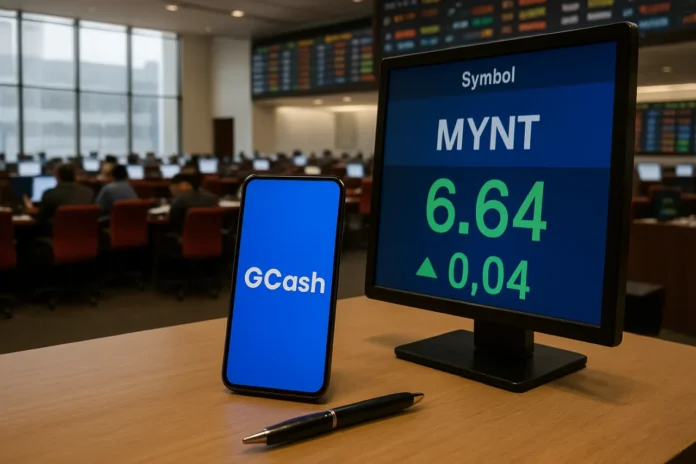 GCash on Day 1: Mynt Opens at ₱6.64 and Bends the Biggest-IPO Jinx gcash on day 1