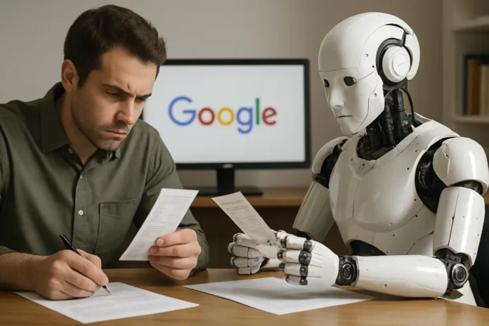 Human vs AI Content — the Google Receipts Human vs AI content