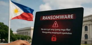 Philippines ransomware AI targeting wave artwork