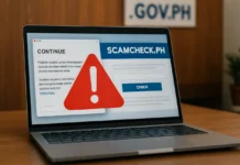 Scamcheck.ph spots the scam before it reaches your wallet — the free AI checker behind the PH banks' national anti-scam campaign