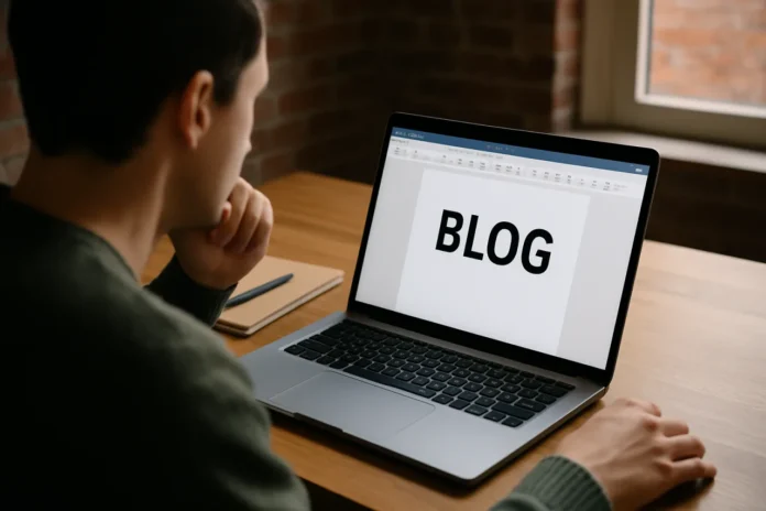 Should You Start a Blog in 2026? The Five-Question Decision Framework Should you start a blog — a Filipino writer weighing five checklist questions beside a laptop at a home desk
