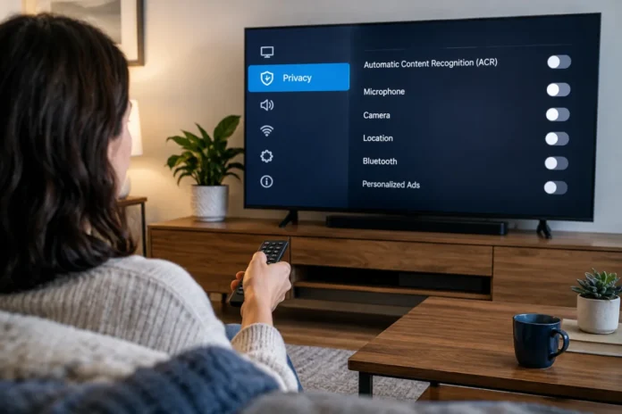 Smart TV Security: the 20-Minute Lockdown for ACR, Cameras, and Mics smart tv security