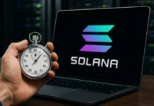 Solana Alpenglow Test Hits 150ms Finality: 5 Numbers to Know Solana Alpenglow test — 150ms finality on a Solana validator network diagram