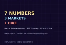 Stocks to Watch this Week: 7 Numbers, 3 Markets, 1 Hike Stocks to watch this week map artwork: seven numbers across three markets with the BSP hike decision and Meta Tesla earnings night.