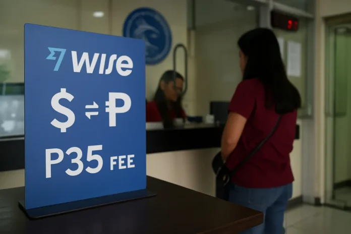 The Freeze-Week Rate Card: Wise's ₱35 Flat Rail, the ₱500 Markup Rule, and the Plural-Rails Drill OFW Families Run After the DCPay Suspension Wise USD-PHP remittance