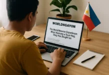 The WorldNgayon Experience: What Running a Real Blog Has Taught Us WorldNgayon experience — two Filipino writers at a shared desk reviewing a blog editorial calendar